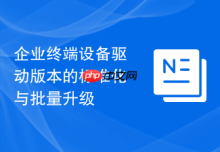 企业终端设备驱动版本的标准化与批量升级