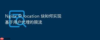 Nginx 中 location 块如何实现基于用户代理的限流