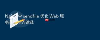 Nginx 中 sendfile 优化 Web 服务器性能的途径