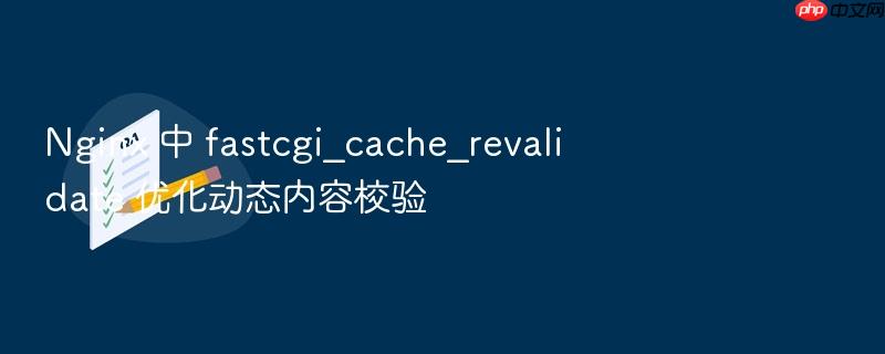 nginx 中 fastcgi_cache_revalidate 优化动态内容校验