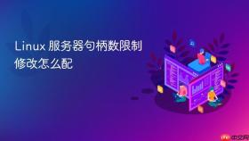 linux 服务器句柄数限制修改怎么配