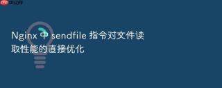Nginx 中 sendfile 指令对文件读取性能的直接优化