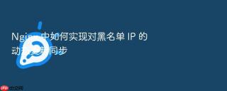 Nginx 中如何实现对黑名单 IP 的动态更新同步