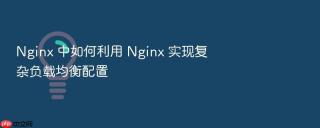 Nginx 中如何利用 Nginx 实现复杂负载均衡配置