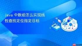 java 中数组怎么实现线性查找定位指定目标