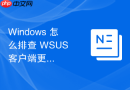 Windows 怎么排查 WSUS 客户端更新下载进度卡在 0% 不动故障