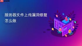 服务器文件上传漏洞修复怎么做