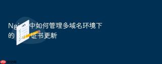 nginx 中如何管理多域名环境下的 ssl 证书更新