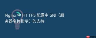 nginx 中 https 配置中 sni（服务器名称指示）的支持