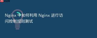 Nginx 中如何利用 Nginx 进行访问控制规则测试