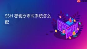 ssh 密钥分布式系统怎么配
