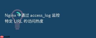 Nginx 中通过 access_log 监控特定 URL 的访问热度