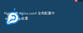 nginx 中 nginx.conf 全局配置中 error_log 位置