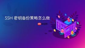 ssh 密钥备份策略怎么做
