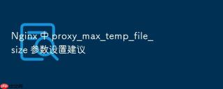 nginx 中 proxy_max_temp_file_size 参数设置建议