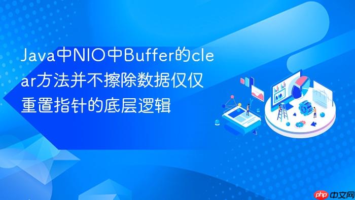 java中nio中buffer的clear方法并不擦除数据仅仅重置指针的底层逻辑