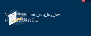 nginx 中利用 limit_req_log_level 配置限流触发日志