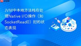 jvm中本地方法栈在处理native i/o操作（如socketread0）时的状态表现