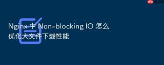 nginx 中 non-blocking io 怎么优化大文件下载性能