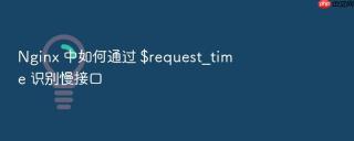nginx 中如何通过 $request_time 识别慢接口