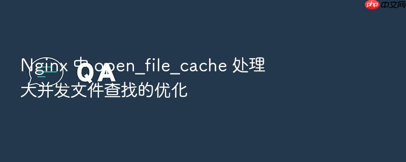nginx 中 open_file_cache 处理大并发文件查找的优化