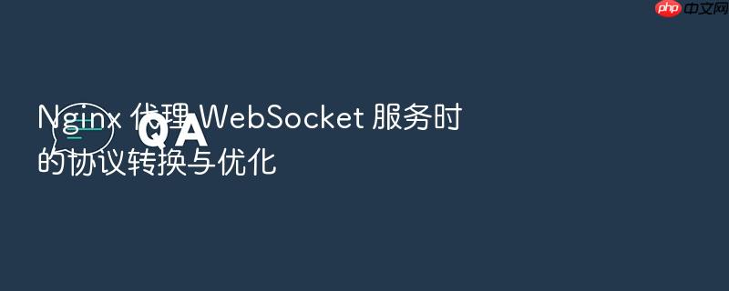 nginx 代理 websocket 服务时的协议转换与优化