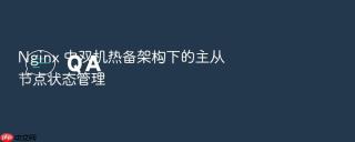 nginx 中双机热备架构下的主从节点状态管理