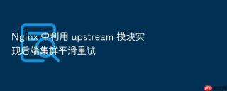 nginx 中利用 upstream 模块实现后端集群平滑重试