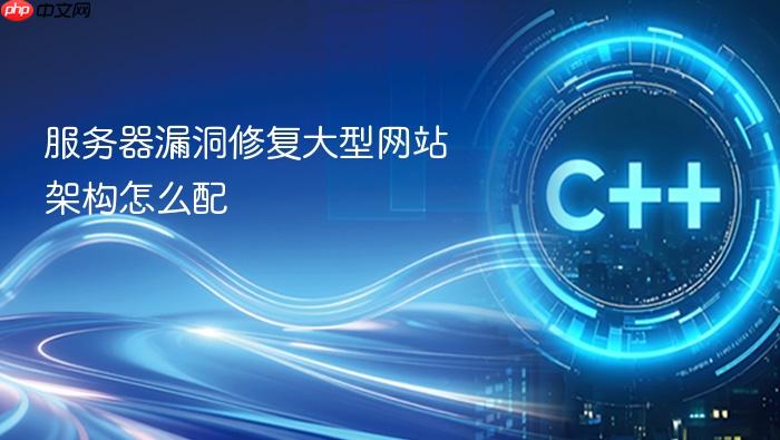 服务器漏洞修复大型网站架构怎么配