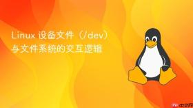 linux 设备文件（/dev）与文件系统的交互逻辑