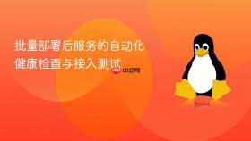 批量部署后服务的自动化健康检查与接入测试