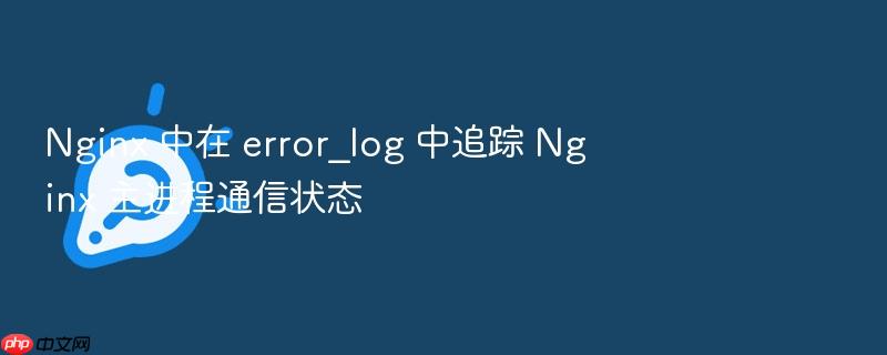 nginx 中在 error_log 中追踪 nginx 主进程通信状态