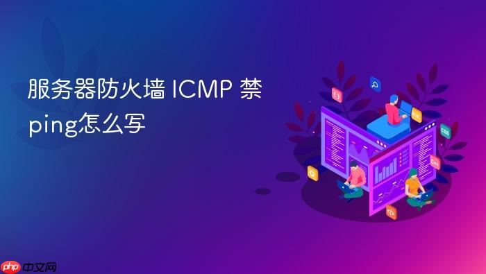 服务器防火墙 icmp 禁ping怎么写