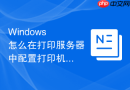Windows 怎么在打印服务器中配置打印机使用物理端口或虚拟端口