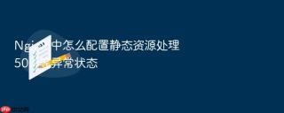 nginx 中怎么配置静态资源处理 503 等异常状态