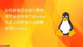 如何排查因容器引擎物理坏块导致单个worker节点上的所有pod频繁报错evicted