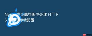 nginx 中负载均衡中处理 https 流量的卸载配置