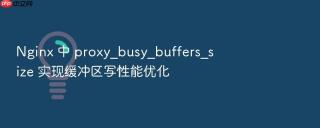 nginx 中 proxy_busy_buffers_size 实现缓冲区写性能优化