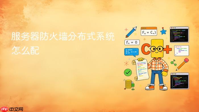 服务器防火墙分布式系统怎么配