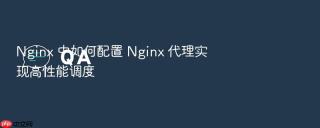 nginx 中如何配置 nginx 代理实现高性能调度