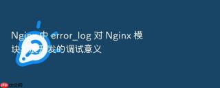 nginx 中 error_log 对 nginx 模块扩展开发的调试意义