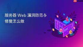 服务器 Web 漏洞防范与修复怎么做