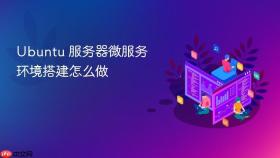 ubuntu 服务器微服务环境搭建怎么做