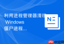 利用进程管理器清理 Windows 僵尸进程