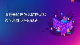 服务器监控怎么监控网站的可用性与响应延迟