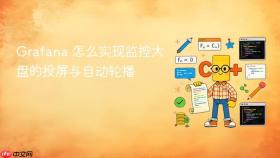 grafana 怎么实现监控大盘的投屏与自动轮播