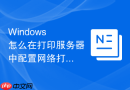 Windows 怎么在打印服务器中配置网络打印机驱动隔离运行
