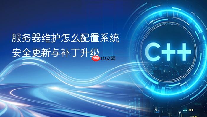 服务器维护怎么配置系统安全更新与补丁升级