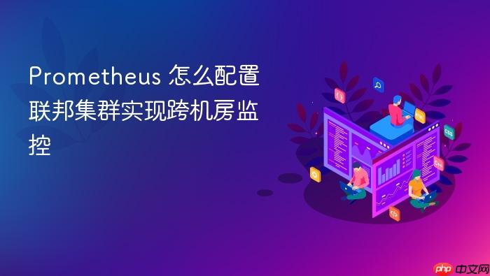prometheus 怎么配置联邦集群实现跨机房监控