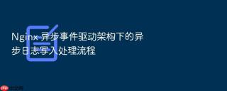 nginx 异步事件驱动架构下的异步日志写入处理流程